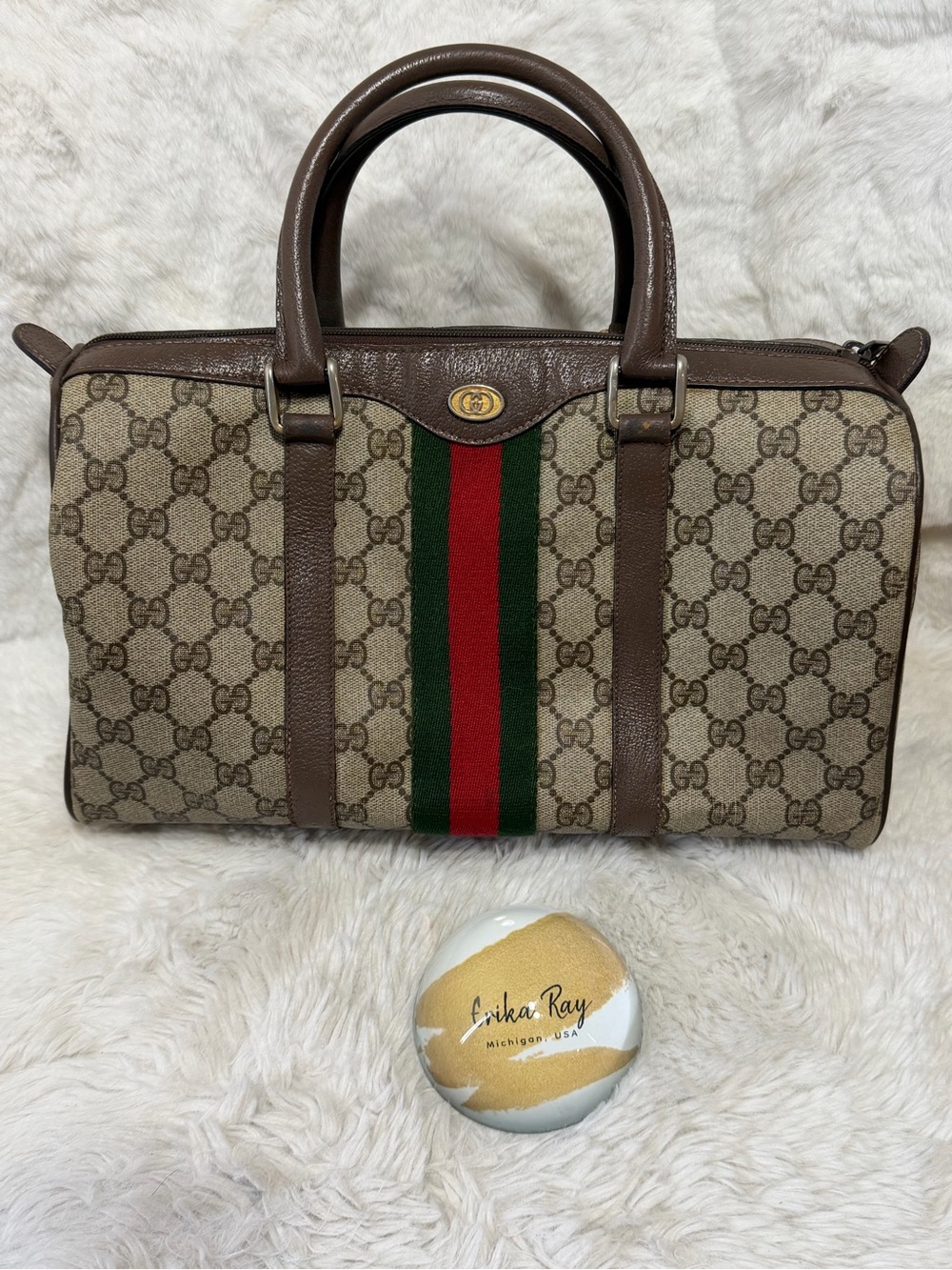 Gucci GG Canvas Boston Bag- BEAUTIFUL CONDITION - Picture 2 of 16